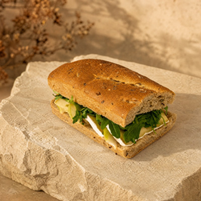 imBrot Sandwich Brie – Birne.