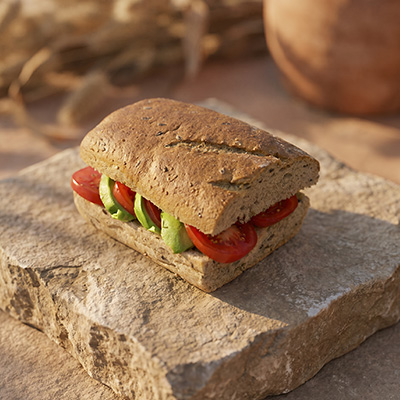 imBrot Sandwich Tomate – Avocado.